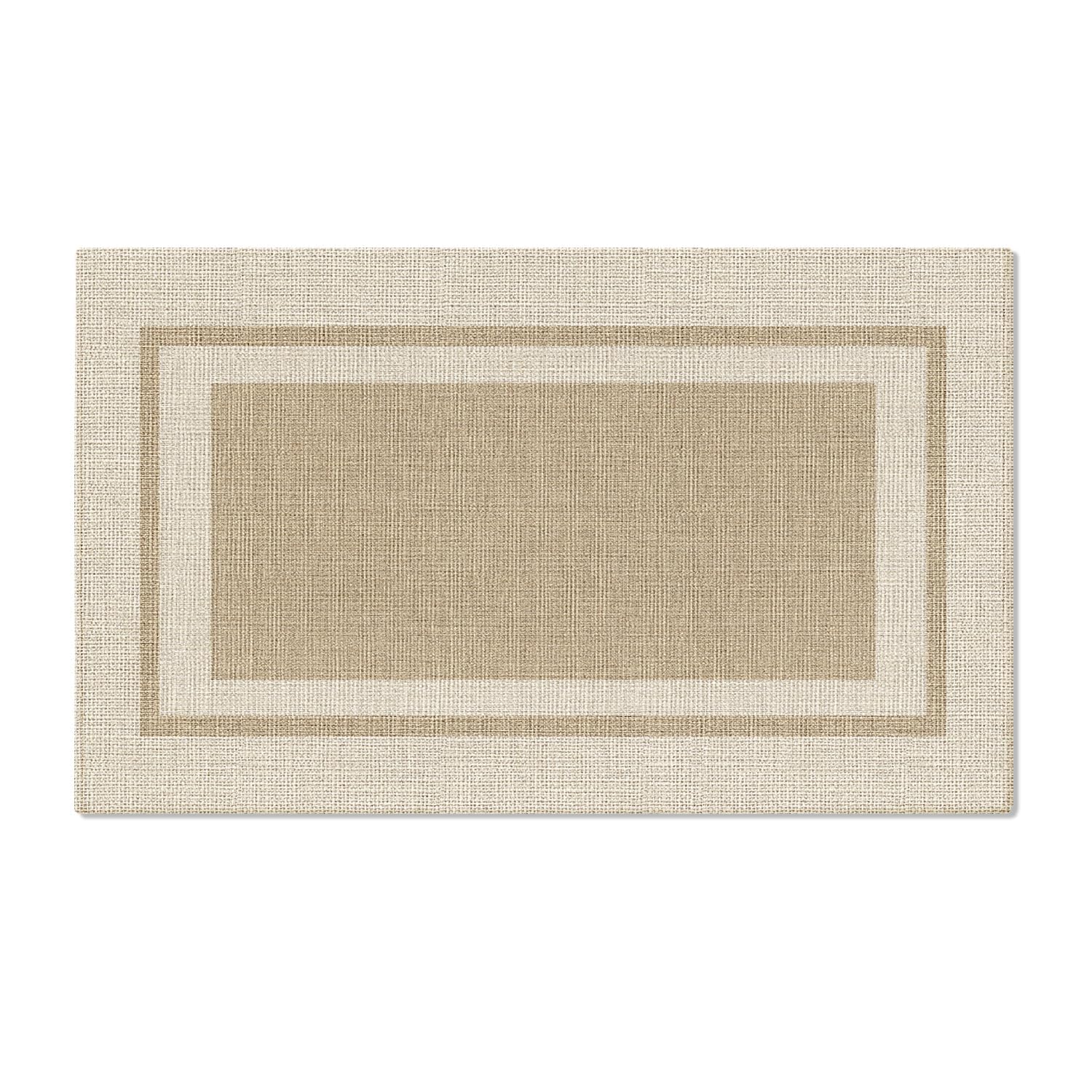 Artoid Mode Beige Non-Skid Doormat front view