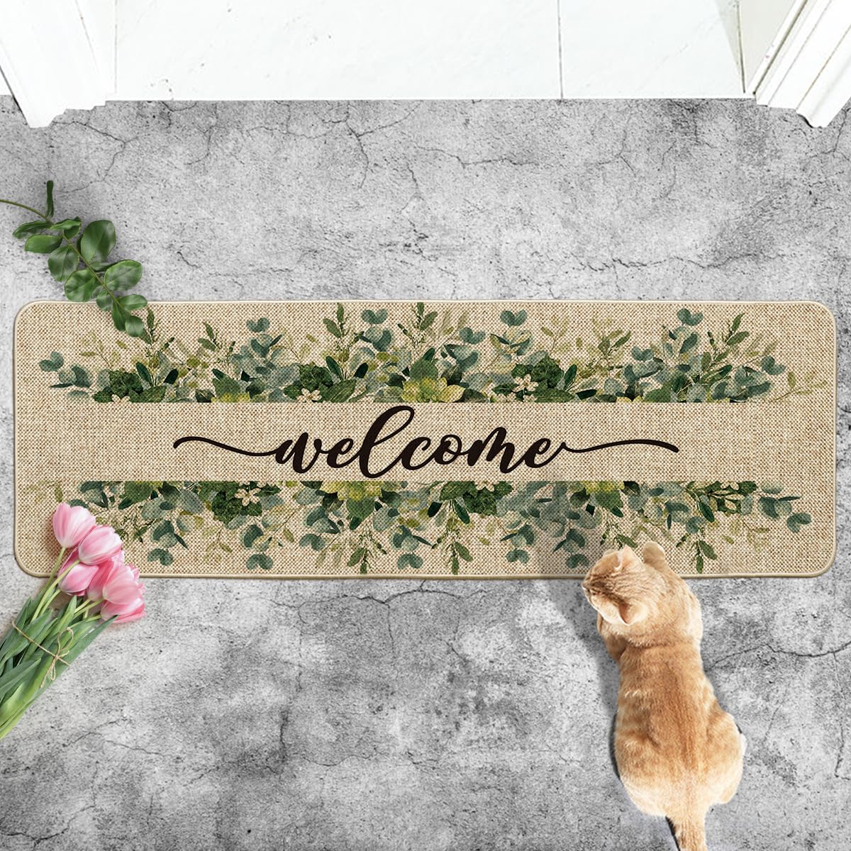 Artoid Mode doormat in a patio setting