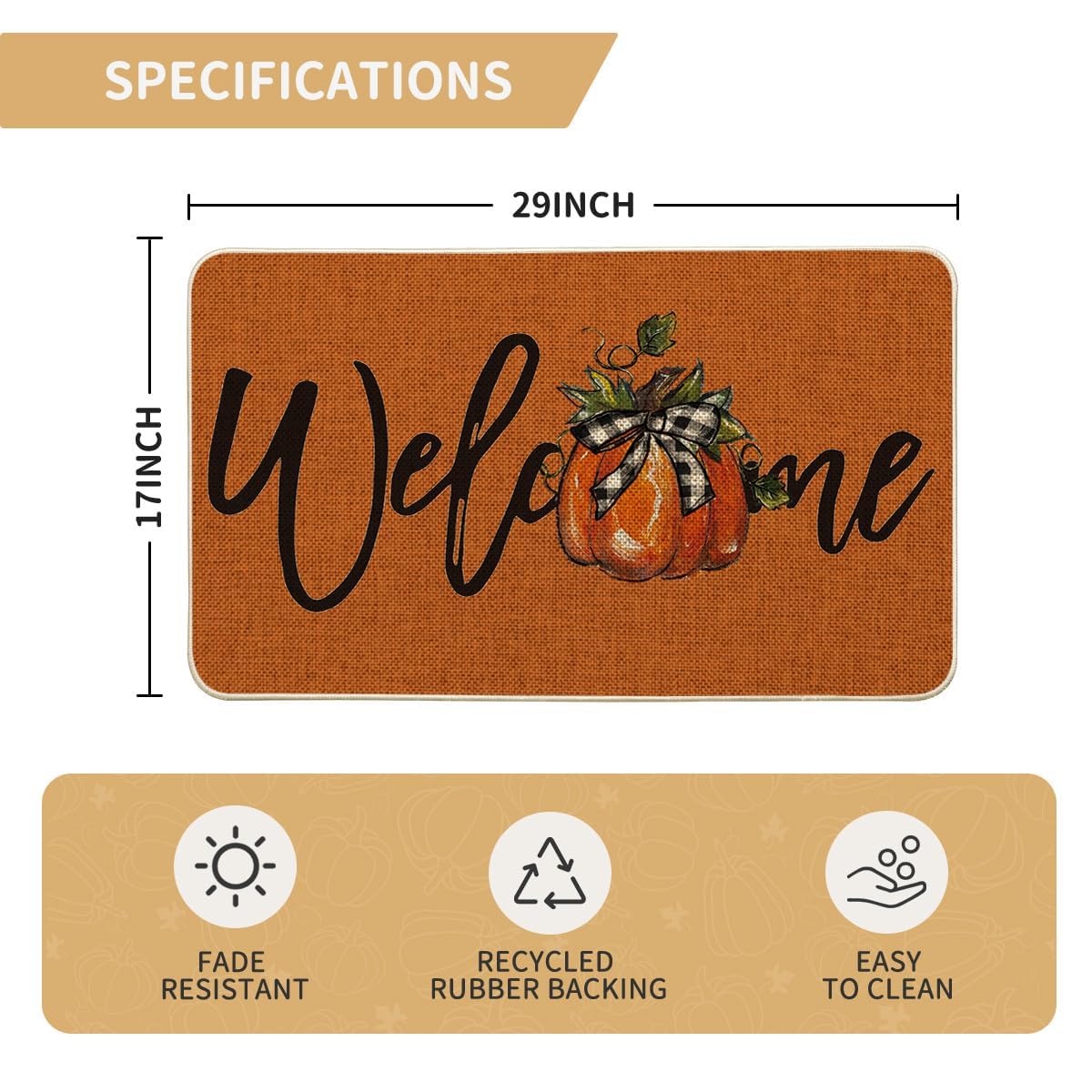 Artoid Mode Doormat with seasonal decorations