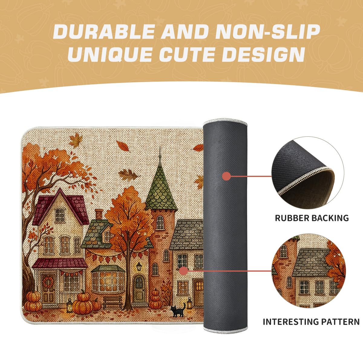 Artoid Mode Fall Doormat outdoor setting