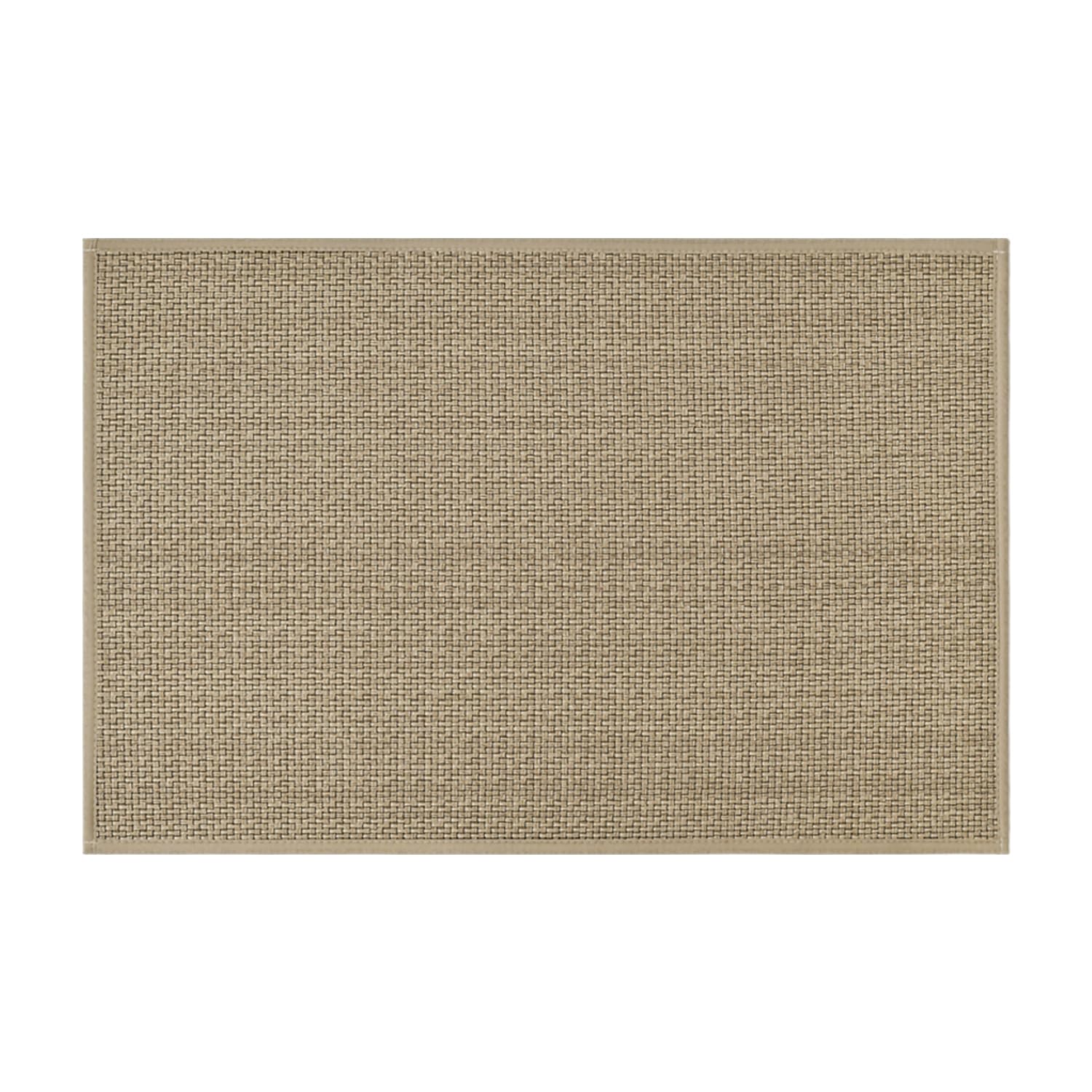 Artoid Mode Kitchen Doormat 24x35 inch front view, linen colour