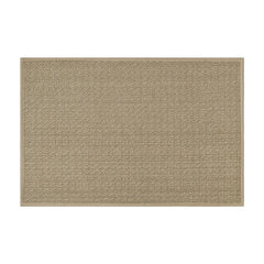 Artoid Mode Kitchen Doormat 24x35 inch front view, linen colour