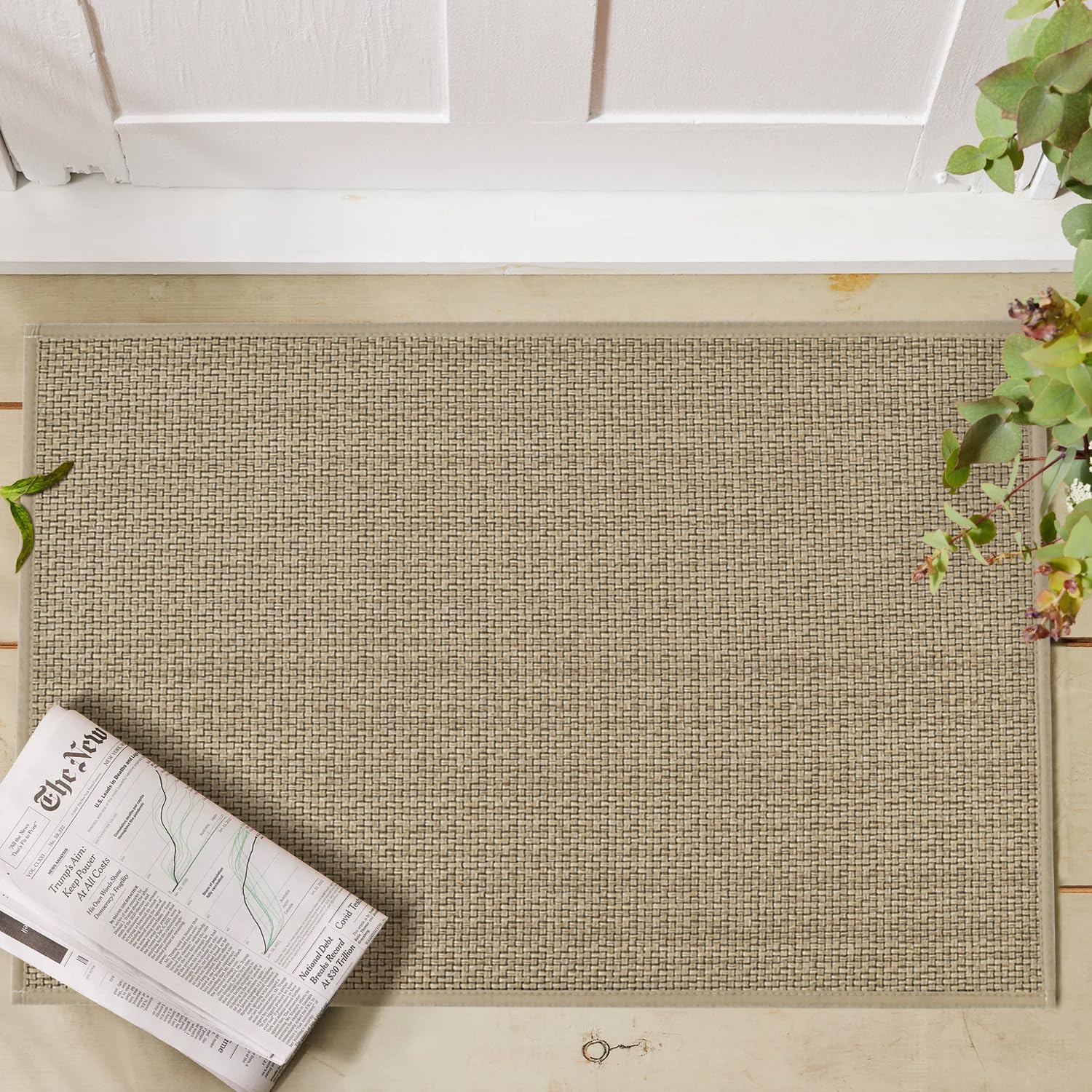 Artoid Mode Kitchen Doormat 24x35 inch rubber backing detail