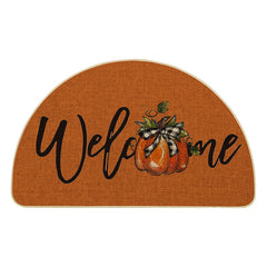 Artoid Mode Pumpkin Fall Welcome Doormat front view
