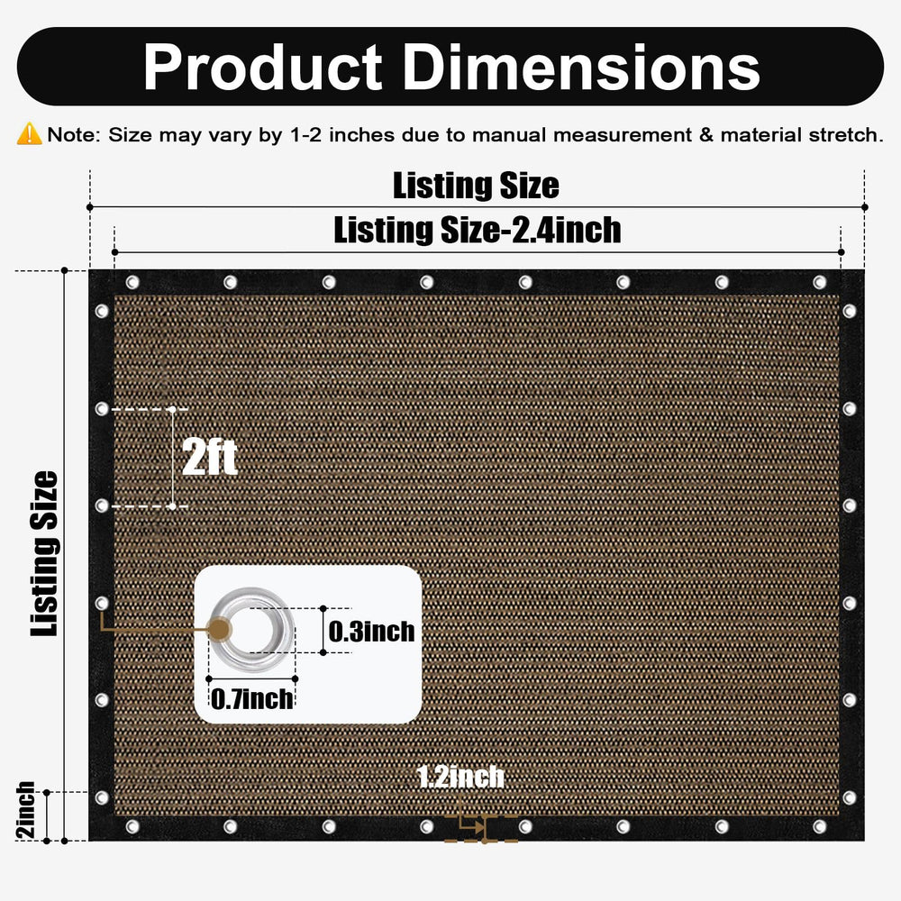 Artpuch shade cloth demonstrating UV blocking feature