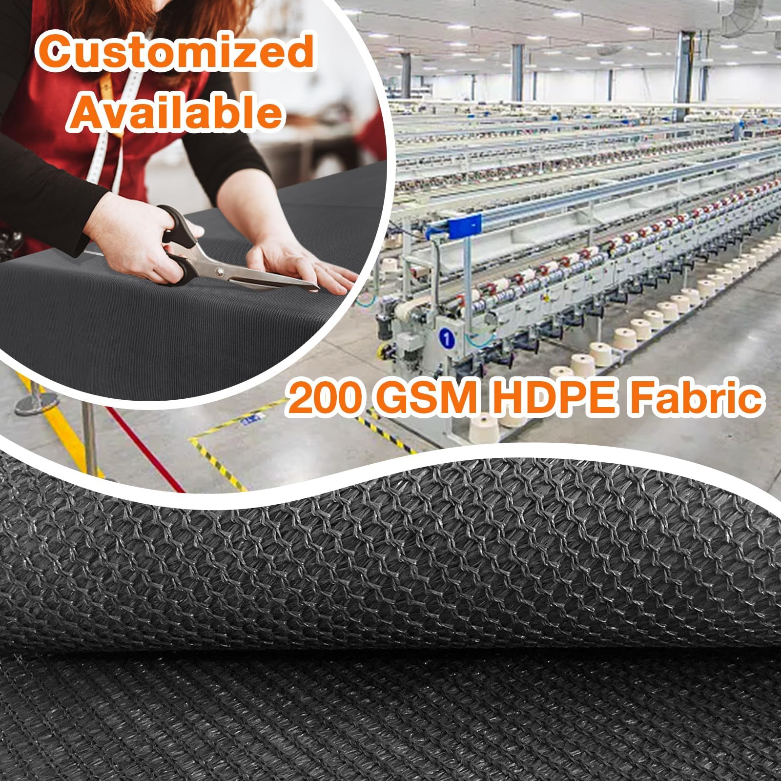 Artpuch Shade Cover showing UV blocking fabric