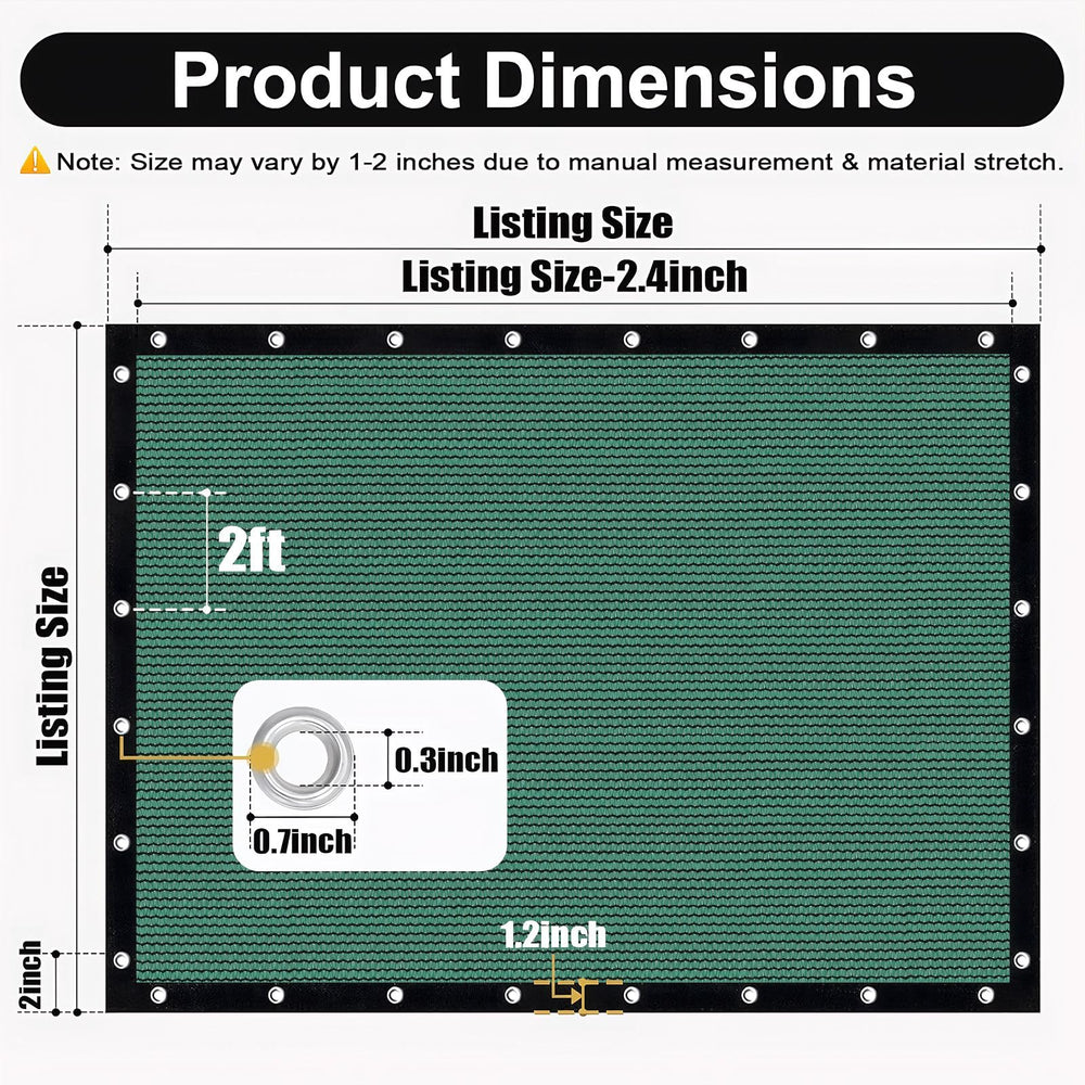 Artpuch sun shade cloth in outdoor setting