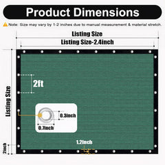Artpuch sun shade cloth in outdoor setting