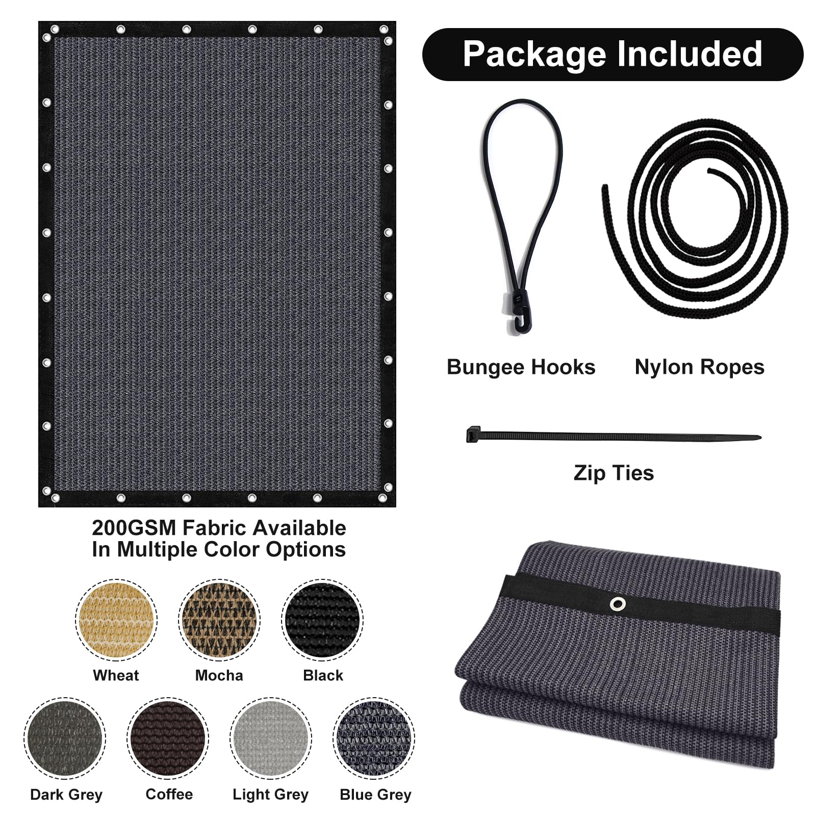Artpuch sun shade cloth in packaging