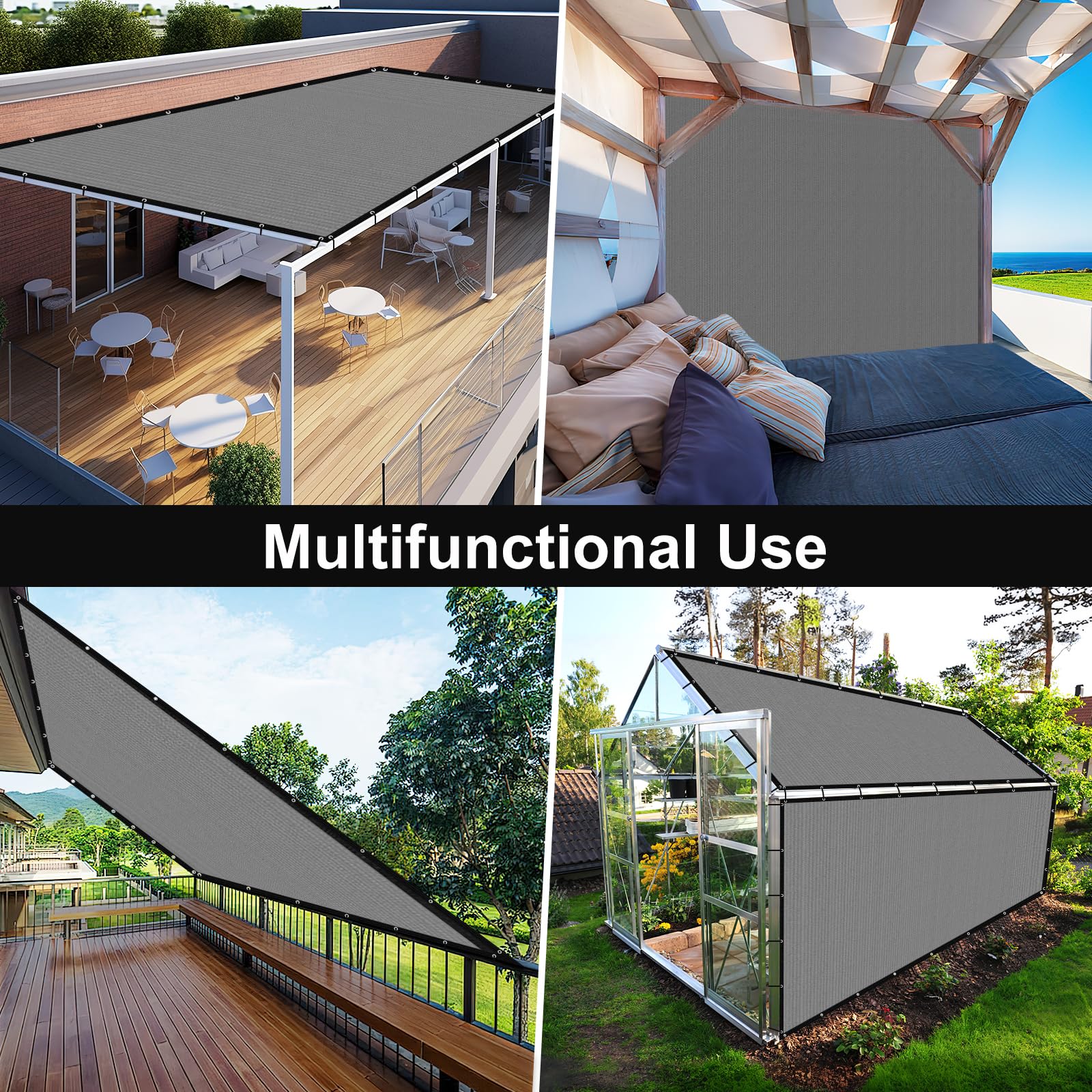Artpuch Sun Shade Cloth showcasing versatility in use