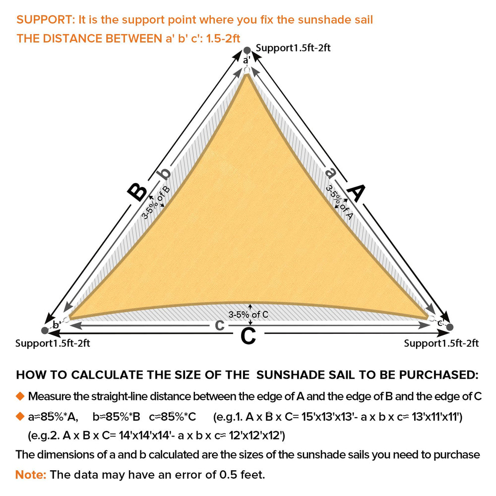Artpuch Sun Shade Sail breathable design feature