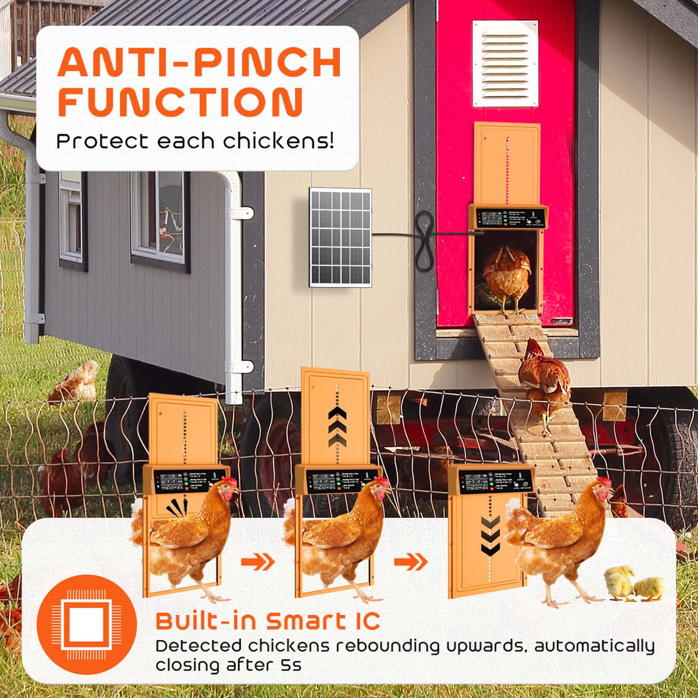 AsFrost Automatic Chicken Coop Door remote control and user manual