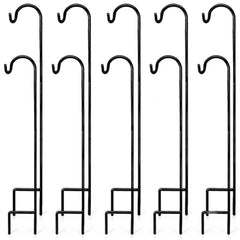 AshmanOnline 35 inch black shepherd's hook front view