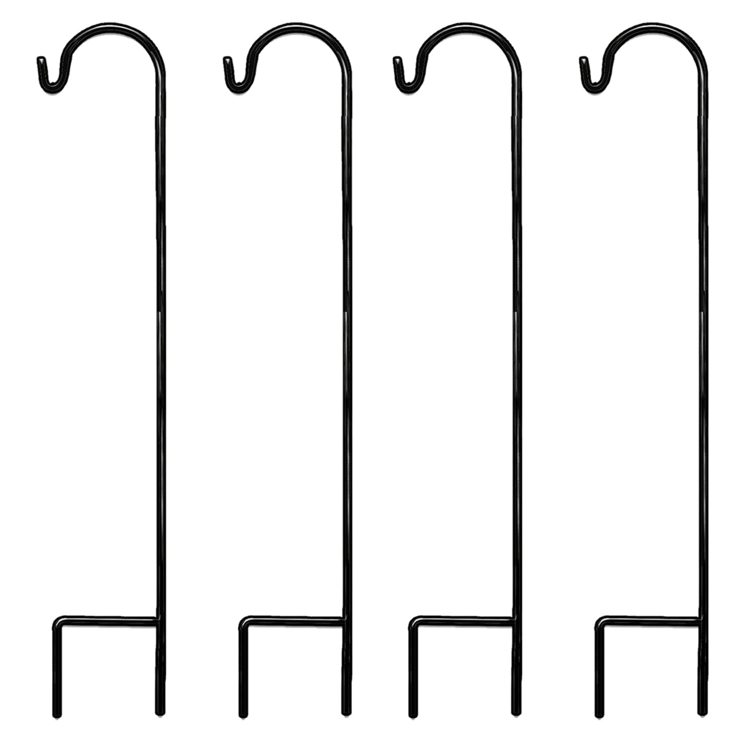 AshmanOnline Shepherd's Hooks 35 inch black model front view