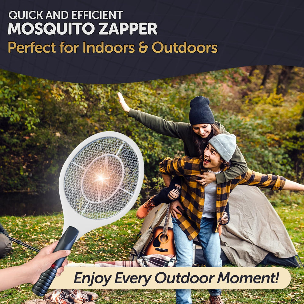 ASISNAI Electric Bug Zapper Racket in use outdoors