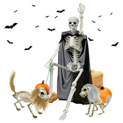 Askill 36-inch Halloween skeleton decoration front view