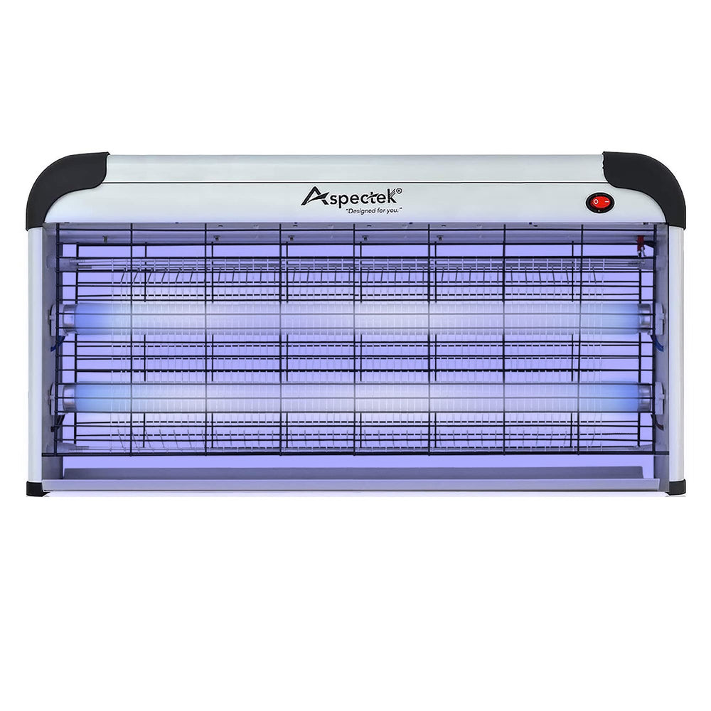 ASPECTEK Indoor Bug Zapper 40W front view with dual UV bulbs