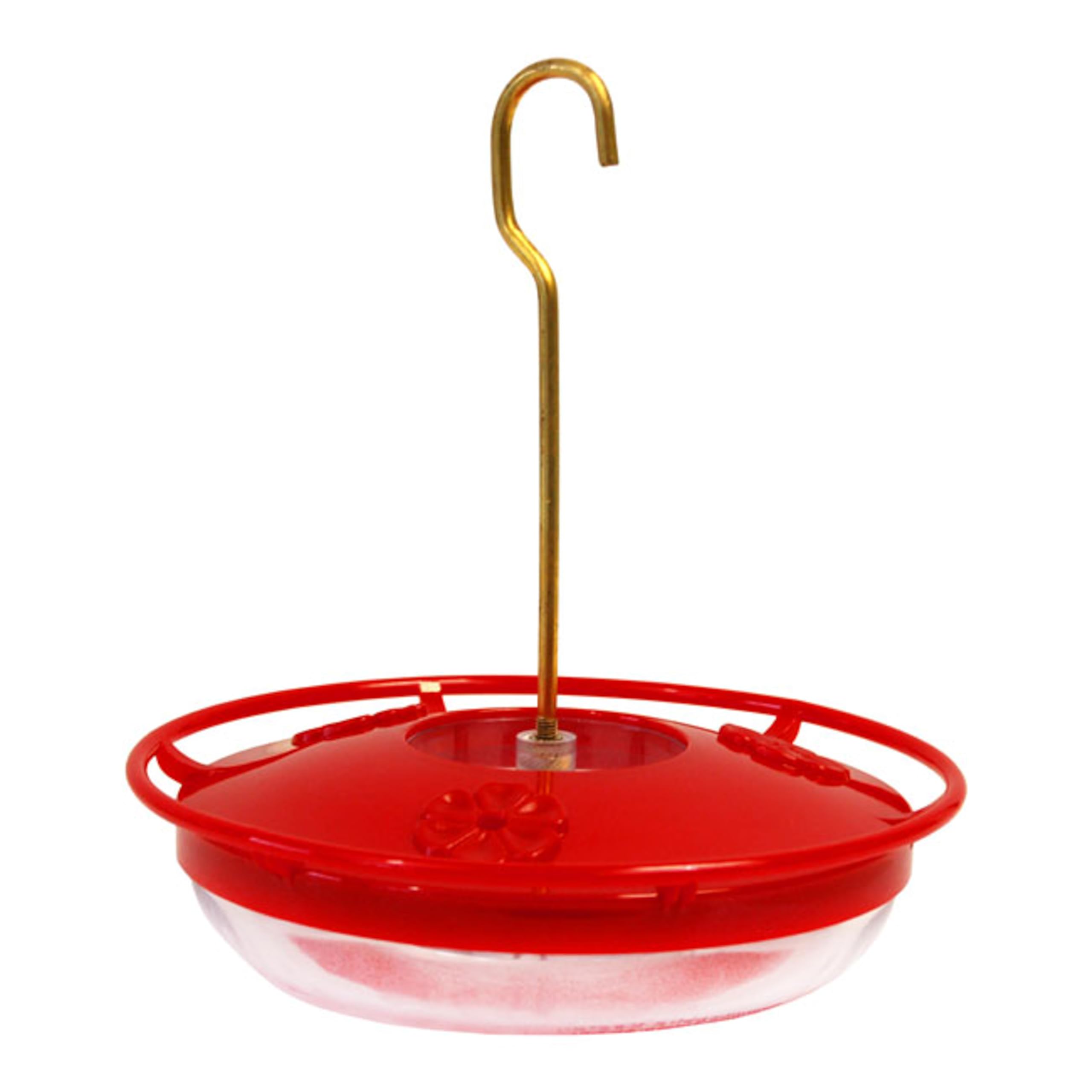 Aspects Hummzinger Mini Hummingbird Feeder front view with red colour