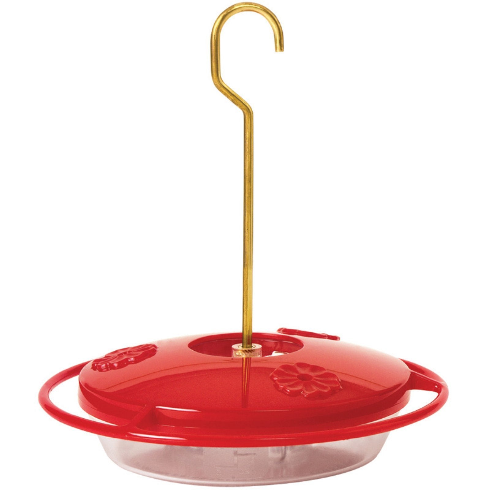 Aspects Mini Hummzinger Hummingbird Feeder front view in red