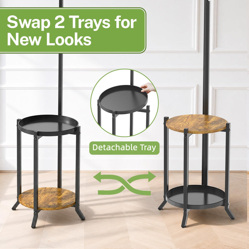 Assembly components for iDavosic.ly 2 Tier Hanging Plant Stand