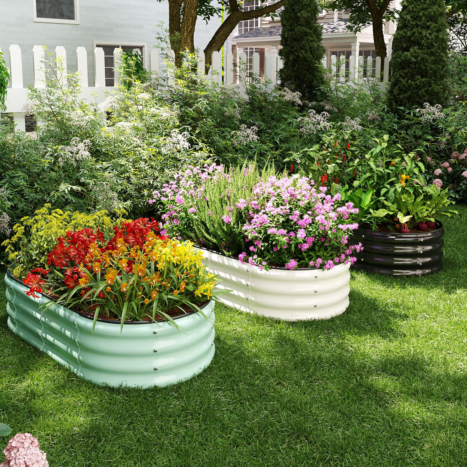 Assembly components for ZFHgarden planter kit