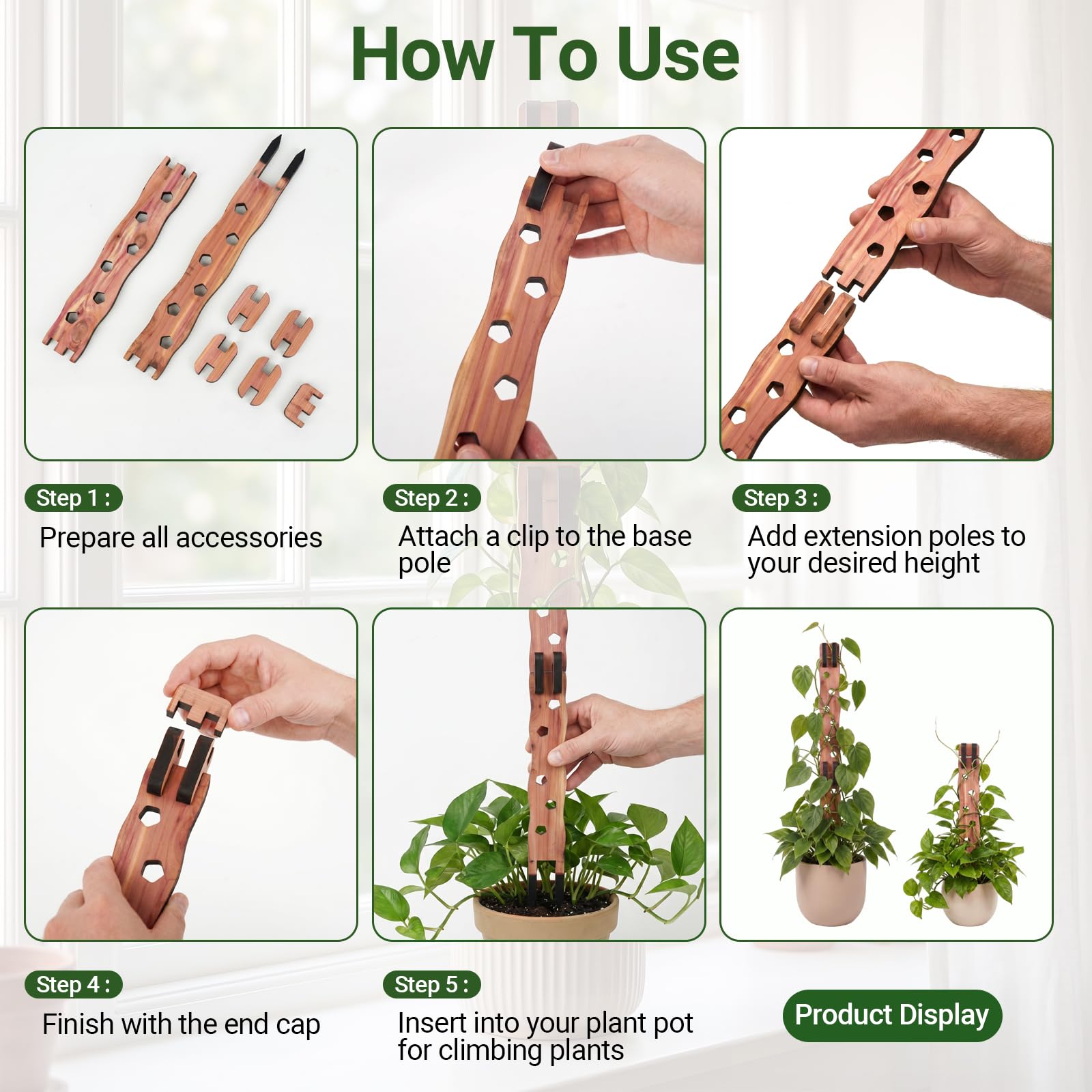 Assembly components of RAWILL Plant Trellis