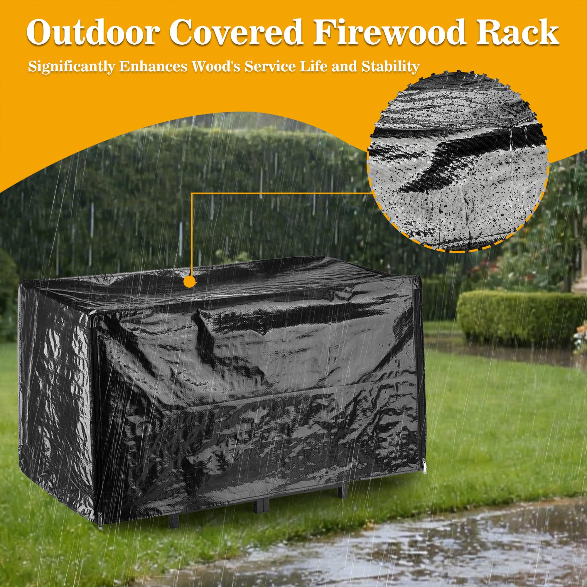 Assembly hardware included with facka Firewood Rack