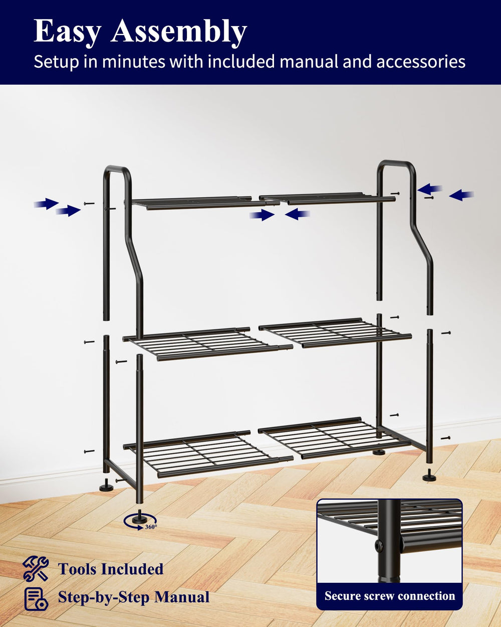 Assembly instruction manual for Kitsure Plant Stand
