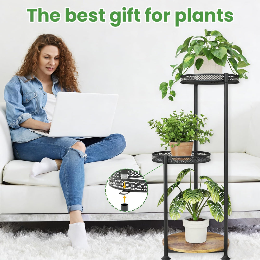 Assembly instructions and tools included with Atpddpey plant stand