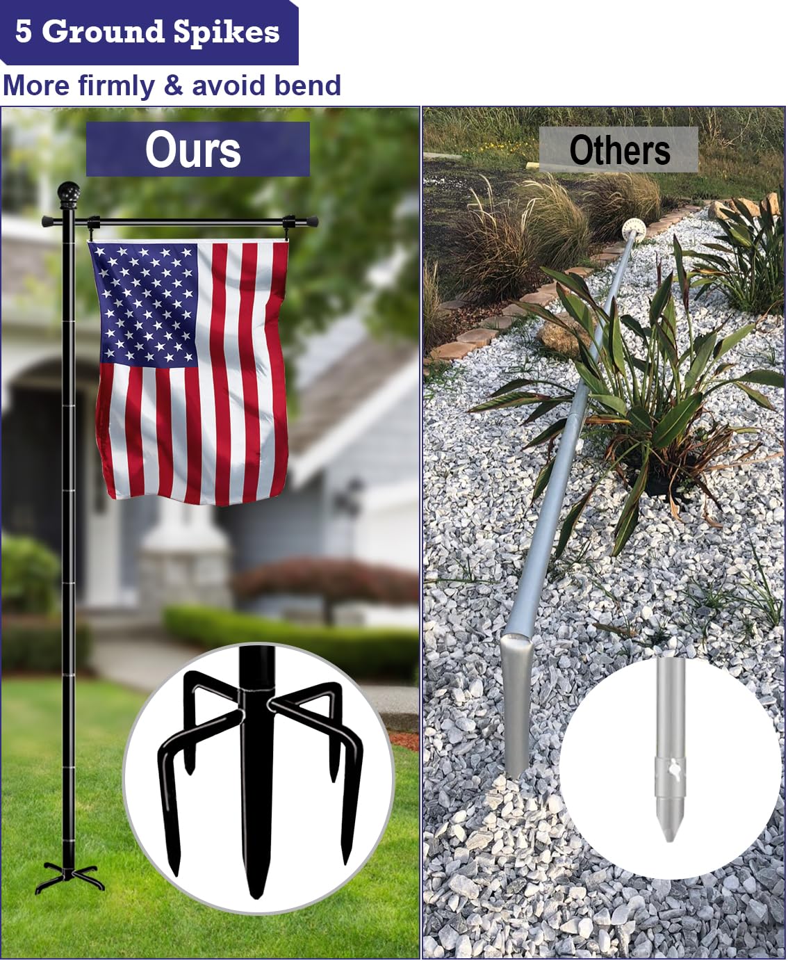 Assembly instructions for BALIE SPACE flag stand