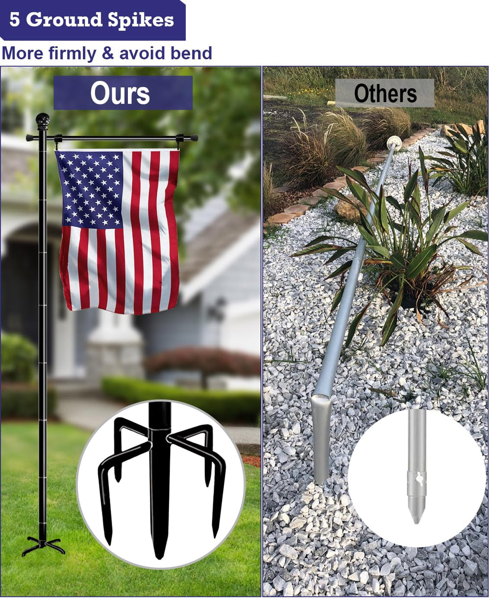 Assembly instructions for BALIE SPACE flag stand