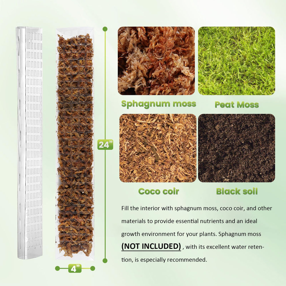 Assembly instructions for EOX 24-inch moss pole