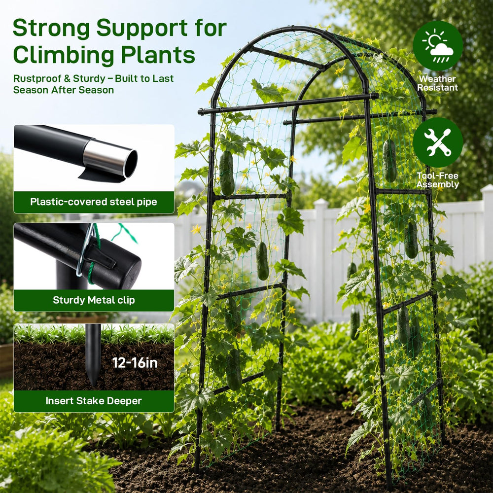 Assembly instructions for FOLLOOK Garden Arch Trellis