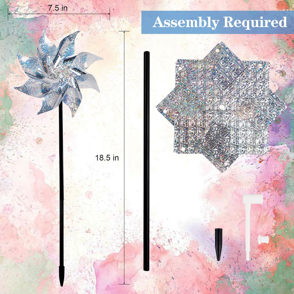 Assembly instructions for Hausse Pinwheels included in the package