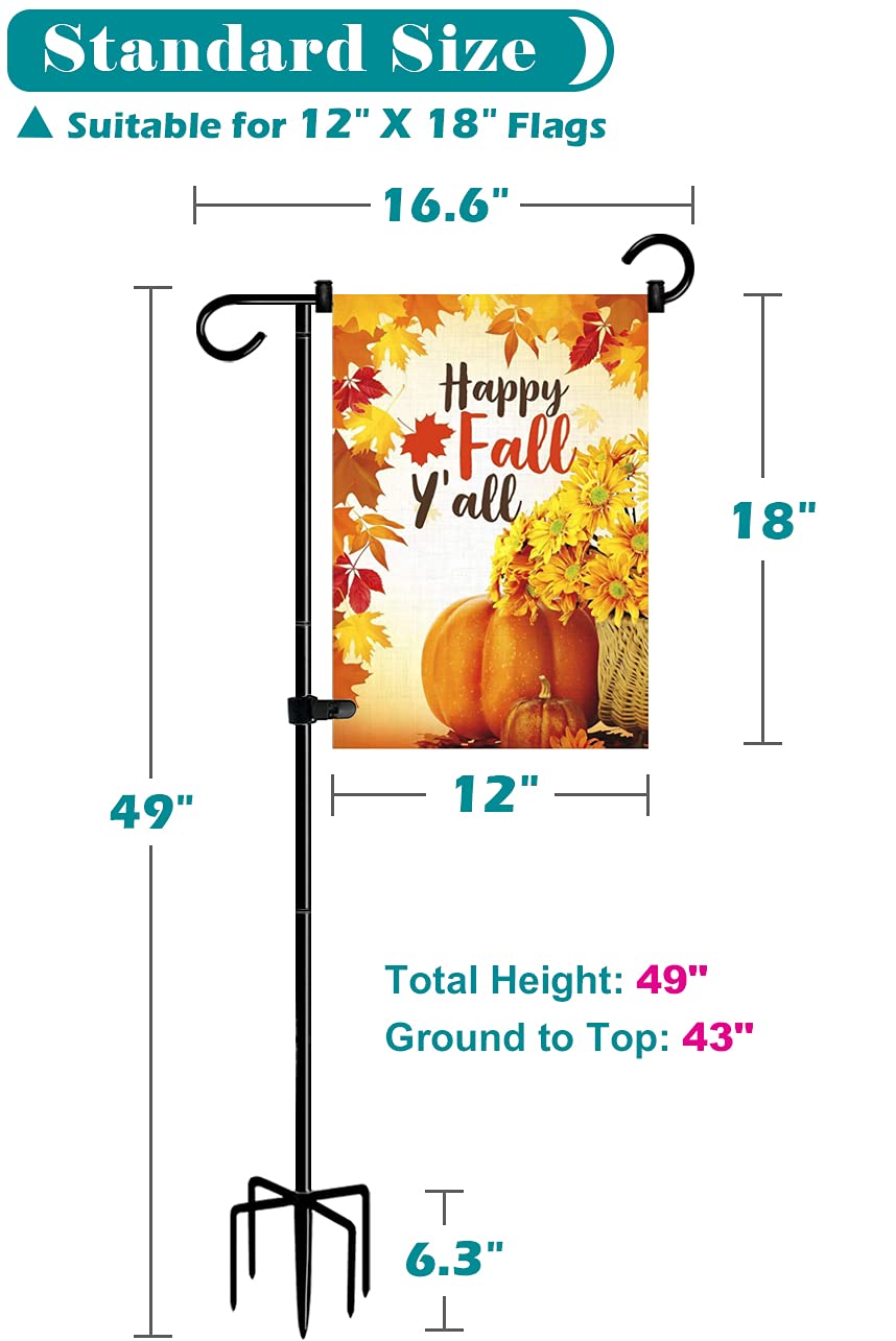 Assembly instructions for Koutemie Garden Flag Stand