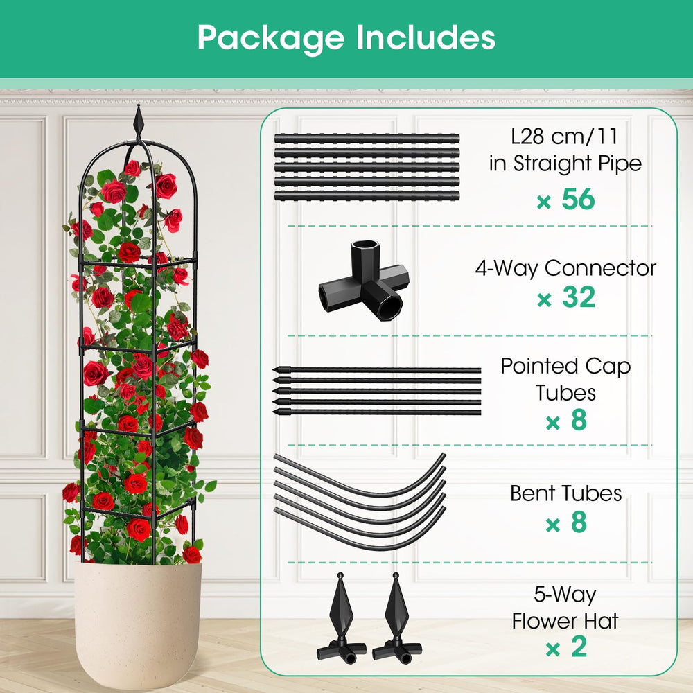 Assembly instructions for MQHUAYU trellis