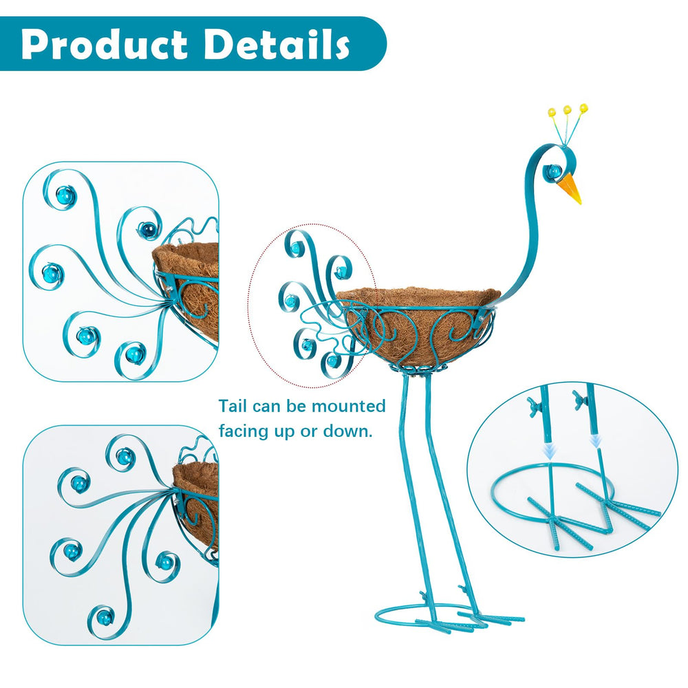 Assembly instructions for SUNREEK peacock planters