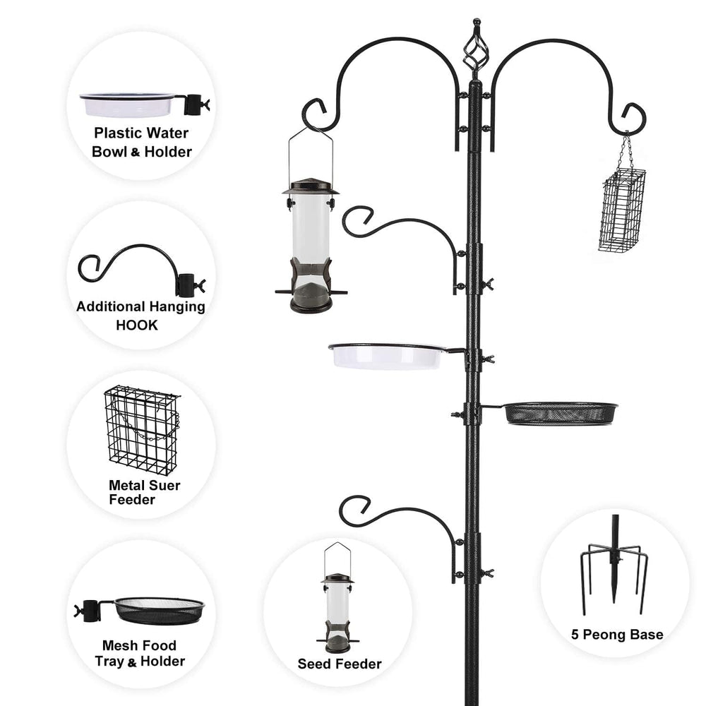 Assembly of ERYTLLY Bird Feeding Station without tools