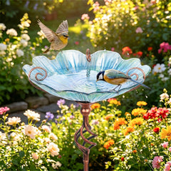 Assembly parts for MUMTOP Glass Birdbath