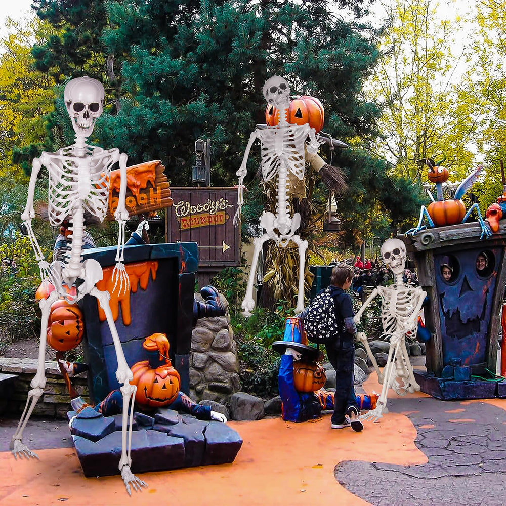 Assembly parts of SUNREEK Halloween skeleton