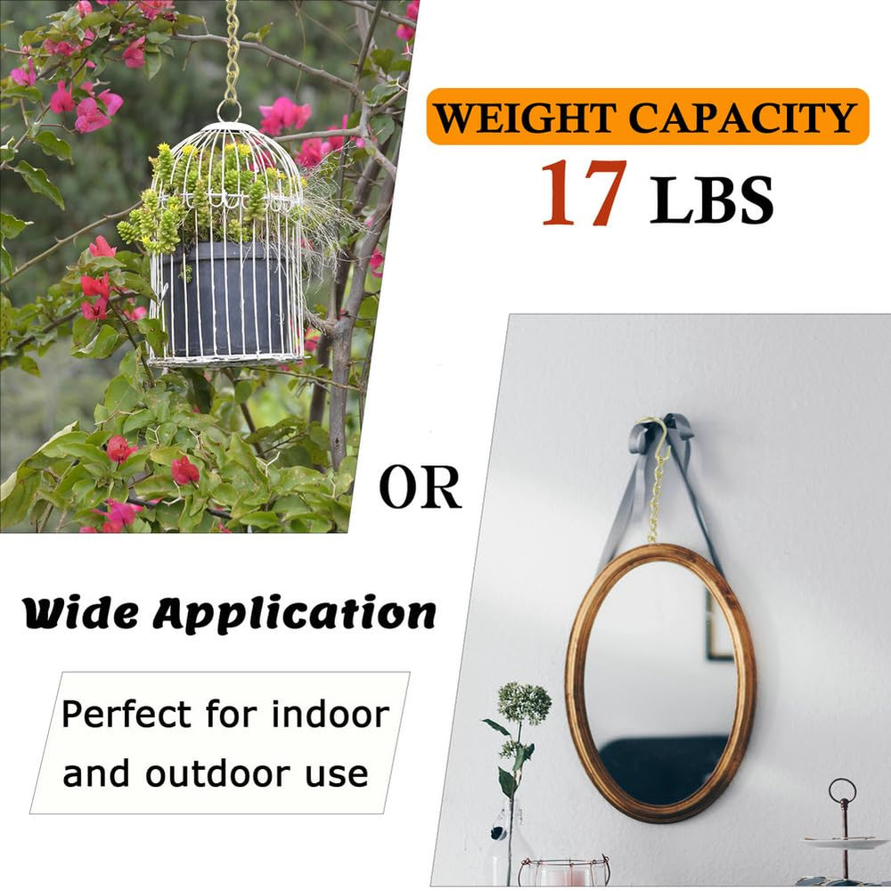 Assorted hooks included in YINGFENG hanging basket chains kit