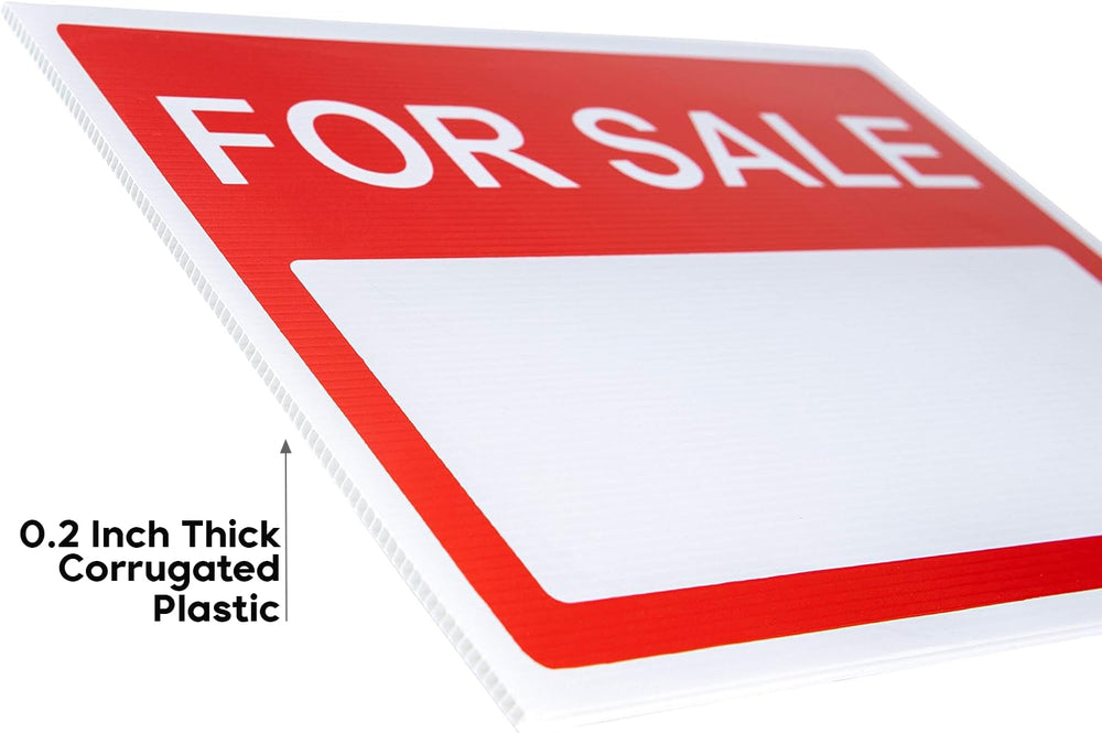 ASSURED SIGNS For Sale Sign Car close-up of details section