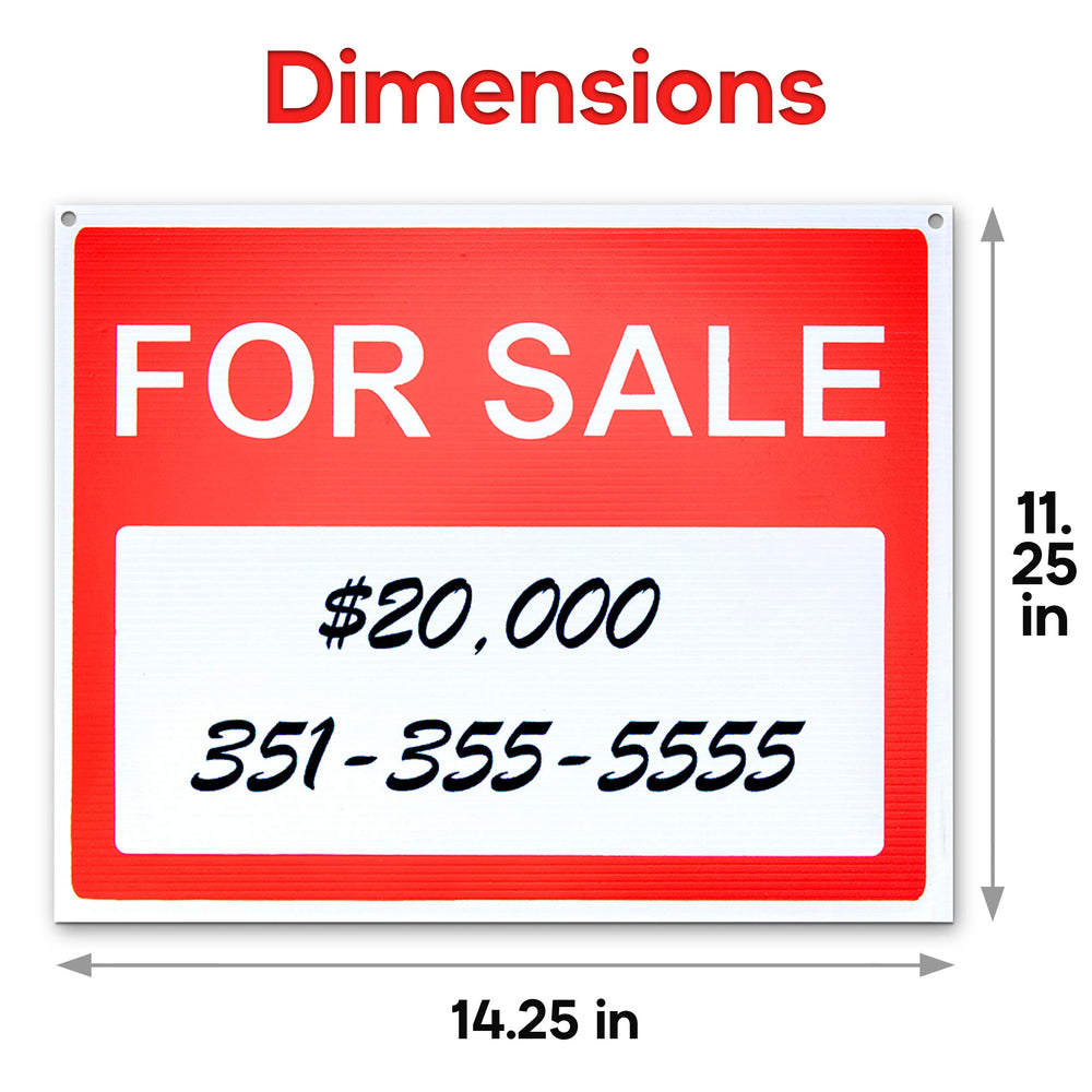 ASSURED SIGNS For Sale Sign Car mounted on a car window