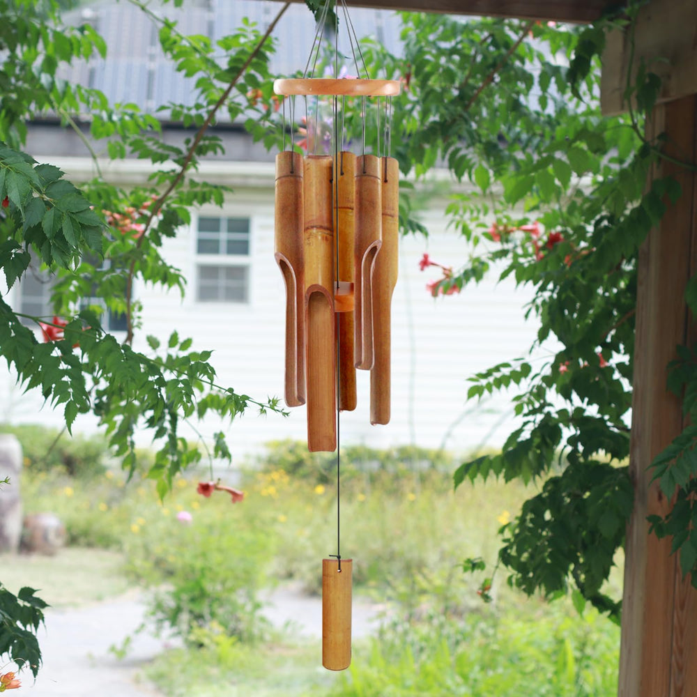 ASTARIN Bamboo Wind Chimes close-up of striker