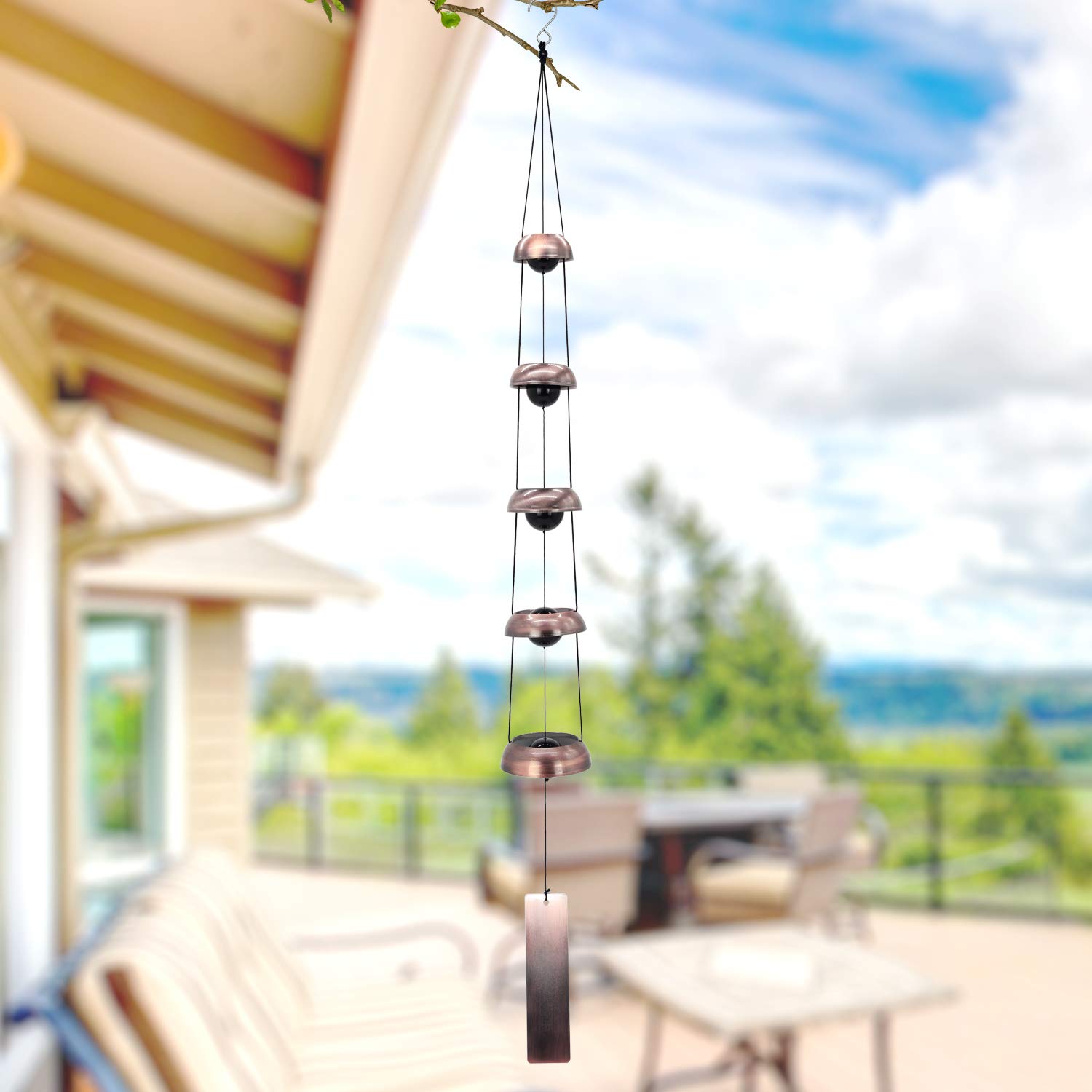 ASTARIN Copper Wind Chimes packaging and product details