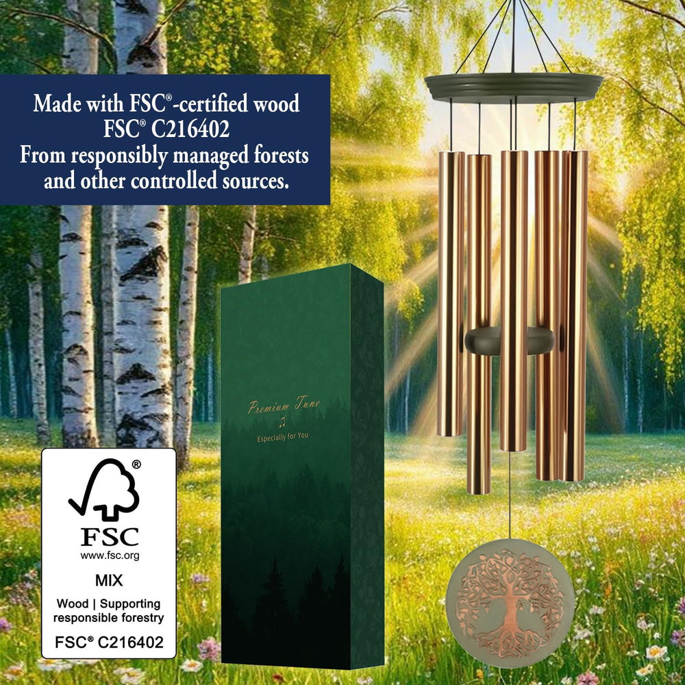 ASTARIN Tree of Life Wind Chime product packaging