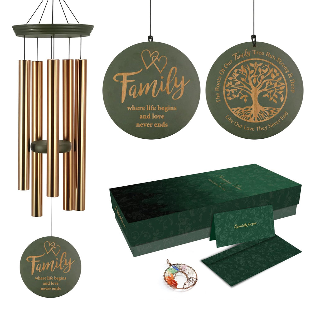 ASTARIN Tree of Life Wind Chimes 36in front view