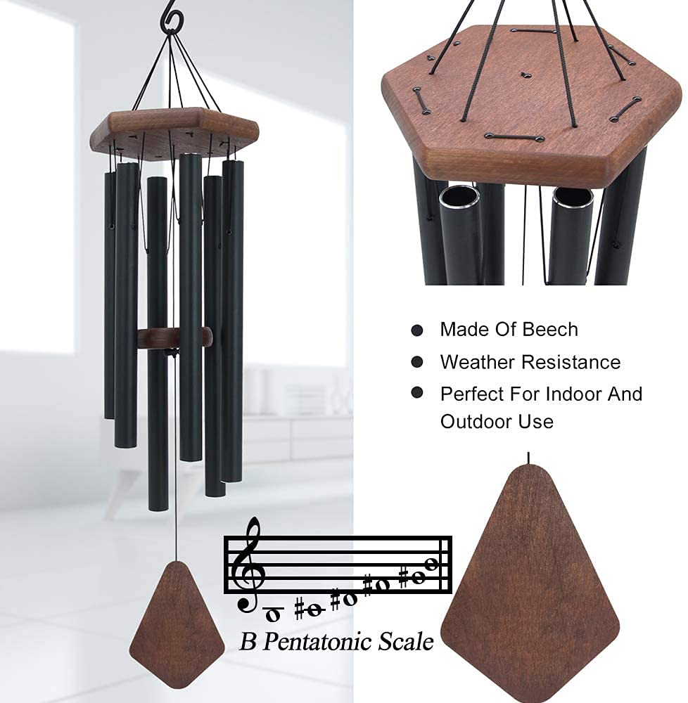 ASTARIN wind chime hanging from a porch