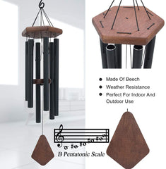 ASTARIN wind chime hanging from a porch