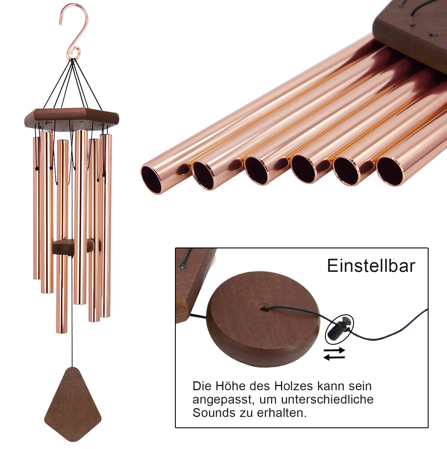 ASTARIN wind chime in a patio environment